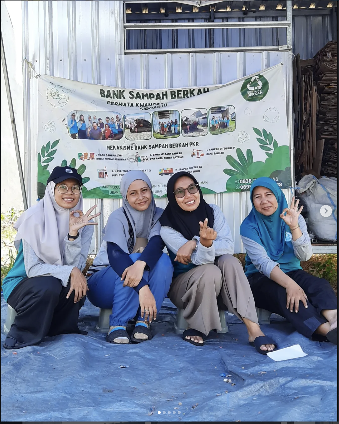 Warga aktif memilah sampah