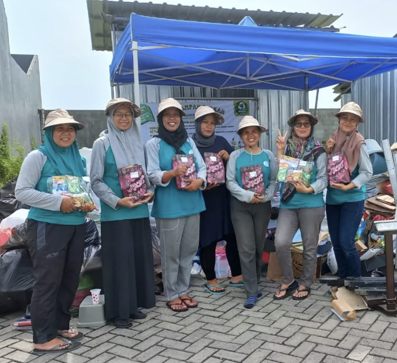 Sampah terpilah rapi